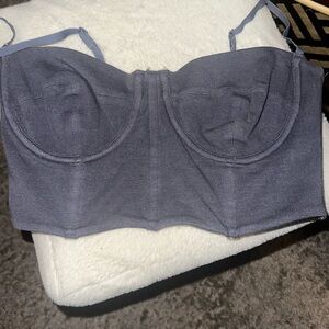 Skims Women's Gray Intimate Bra